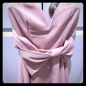 Charolette Russe Sweat Heart Neckline Dress Pink